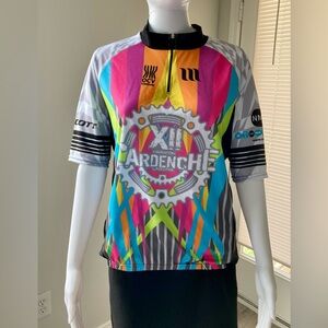 MX Hecho En Mexico cyclists zipper shirt Sz L